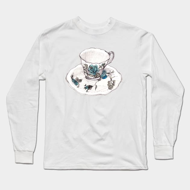 It's tea time! Long Sleeve T-Shirt by EmilieGeant